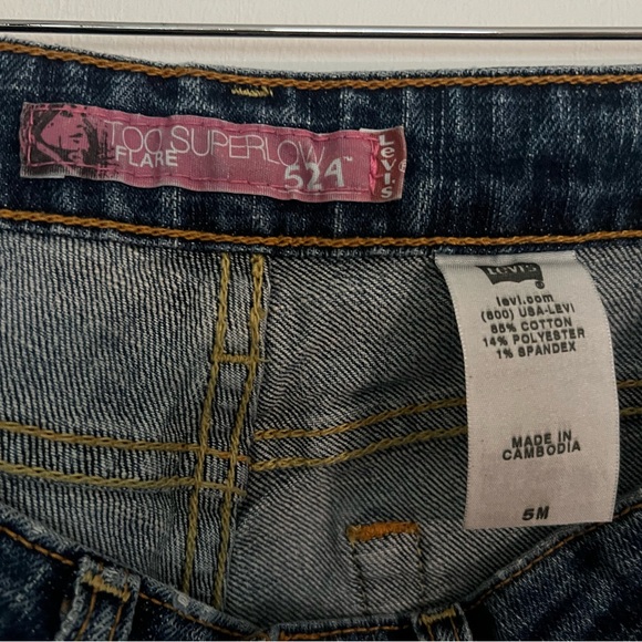 Levi’s super low flare jeans - Picture 3 of 4